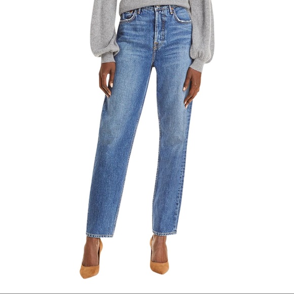 GRLFRND Denim - GRLFRND Devon High Rise Straight Leg Jeans